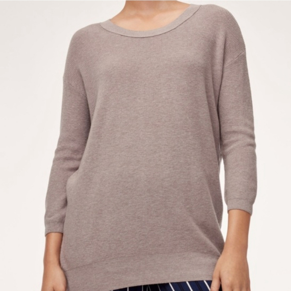 Aritzia Sweaters - SOLD 🤯WILFRED Aritzia Balzac Lilac Sweater XS